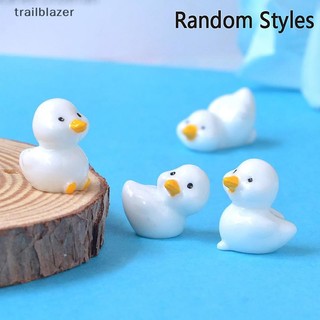 Trailblazer Dễ Thương Vịt Vàng Trang Trí Vịt Nhỏ Nhựa Thủ Công Nhà Búp Bê Trang Trí Mới
