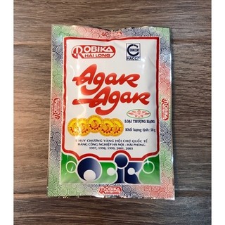 Bột Rau Câu Giòn Agar Robika Hải Long Gói 50g Tạo Độ Giòn Chuyên Dùng Làm Các Món Rau Câu Tráng Miệng