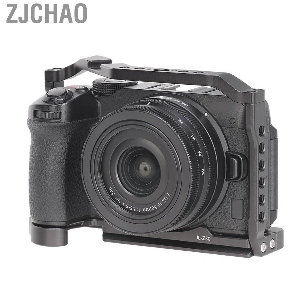 Zjchao Z30 Camera lồng ALUMINUM ALLOY VIDE VIDE RIG với ARCA PORT 3/8 Định vị 1/4 Chủ đề và Bộ ổn định thiết kế giày lạnh cho DSLR cho DSLR