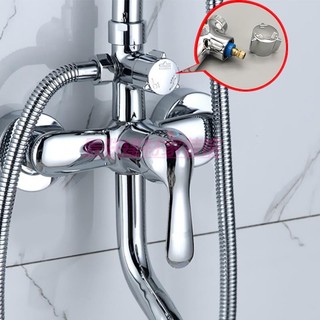 Ba Bốn Tốc Độ Chia Nước Lõi Van Tay Cầm Vòi Hoa Sen Tưới Nước Nóng Lạnh Vòi Trộn Công Tắc Phụ Kiện Nhà Vệ Sinh 3.10