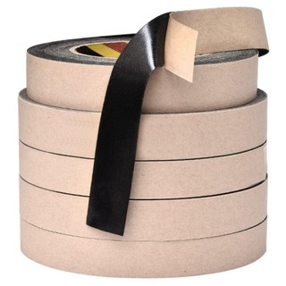 [Còn hàng] Dải dính băng đô SCANDIFY, Băng ruy băng Grosgrain 25 thước màu đen, Phụ kiện tóc DIY tự dính