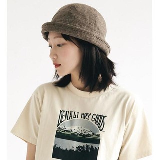 Phiên Bản Hàn Quốc Mũ Xô Mùa Hè Tấm Che Nắng Vải Lanh Cotton Có Thể Gập Lại Mũ Chống Nắng Thẳng