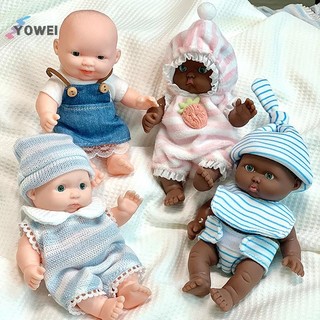 Yowei 1 Bộ Búp Bê 12CM Cọ Búp Bê Bộ Đồ Ngủ Đầm Mô Phỏng Bé Ăn Mặc Đồ Chơi Búp Bê Cho Bé Gái Trẻ Em VN