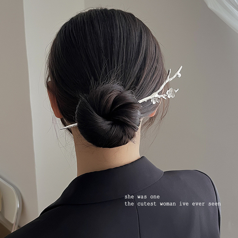 Nhà máy Bán Hàng Trực Tiếp-New Trung Quốc Đơn Giản Hiện Đại Kim Loại Kẹp Tóc Cổ Phiên Bản Hàn Quốc Kẹp Tóc Người Ảnh Hưởng Sang Trọng Bước Lắc Kẹp Tóc Cao Cấp