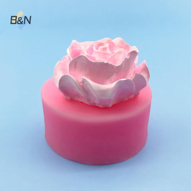 B & N 3D Hoa Hồng Đẹp Khuôn Silicon DIY Bánh Sô Cô La Trang Trí Dụng Cụ Fondant Trang Trí Bánh Cưới Hoa Khuôn Xà Phòng.