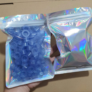 -(Bịch 100cái) Chum silicon xanh dẻo dai đáy bằng to và chum si xanh nhỏ, y hình shop đăng