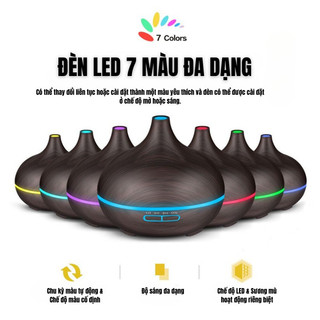 Máy Xông Tinh Dầu IKEA MaMa – Cổ Cao, LED 7 Màu, Tỏa Hương Thơm, Giảm Căng Thẳng Hiệu Quả