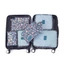 FAVORITEGOODS 6 Chiếc Vali Du Lịch Sắp Xếp, Bộ Quần Áo Giày Du Lịch, Vali Du Lịch Di Động Túi Trang Điểm Kích Thước Lớn