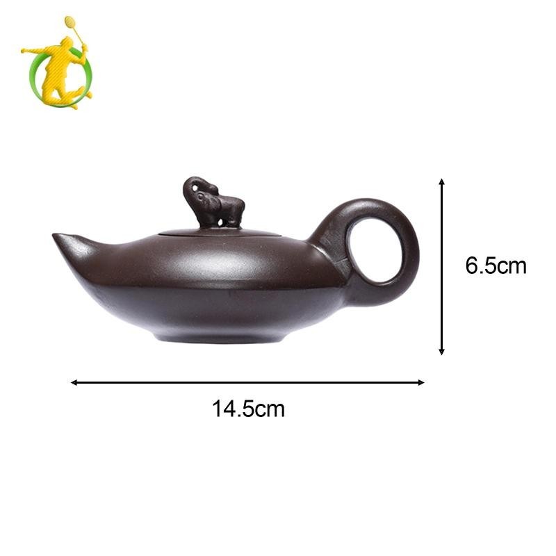 Ấm trà bằng đất sét Ấm đun nước hình con voi cho nhà bếp văn phòng tại nhà