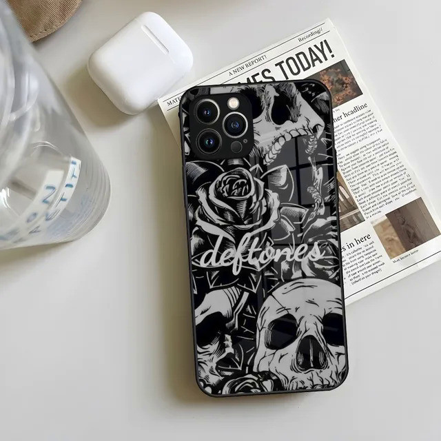 BK-1 CHO IPhone Thời Trang Deftones Ốp Lưng Điện Thoại Iphone 17,15 14 13 12 Pro Max 11 Mini X Xr Xs 8 Puls kính 0564
