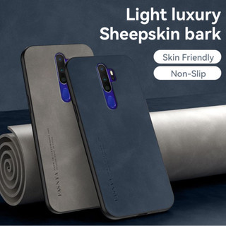 OPPO A11 A11X A9 2020 A5 2020 PCHT10 PCHT10 PCHM10 CPH1937 CPH1939 CPH1941 CPH1931 Vỏ chống rơi và chống sốc làm bằng da cừu chất lượng cao và vỏ cứng thân thiện với da