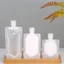 Túi nạp lại BORAGETE 30 / 50 / 100ml, Chai nạp dầu gội bằng Gel tắm dày, Túi chống rò rỉ di động Hộp đựng kem dưỡng da du lịch
