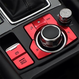 Lookshow 7 Chiếc Nhôm Điện Tử Phanh Đỗ Xe Tự Động Nút Đỗ Xe Dành Cho Xe Mazda3 ATENZA CX-5 CX-4 CX-8 A1K4