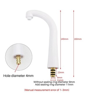 Ghế nha khoa và ống nhổ tích hợp máy phụ kiện xả nước cấp nước súc miệng ống xả khuỷu tay ống thẳng
