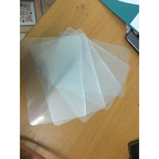 [PVC] Tấm phim trong suốt, tấm nhựa pvc A6, A5, A4, dùng kèm kẹp wobbler hoặc khung bảng giá