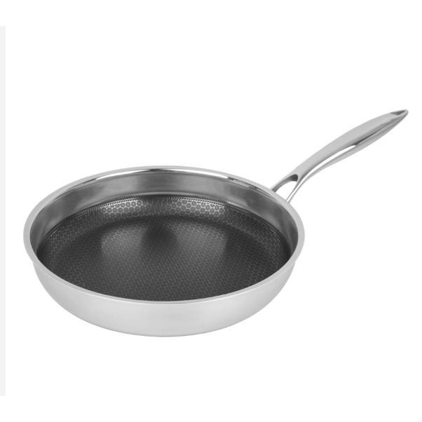 Chảo inox chống dính siêu tinh thể Happycook Black cube 28cm BCF-28TP