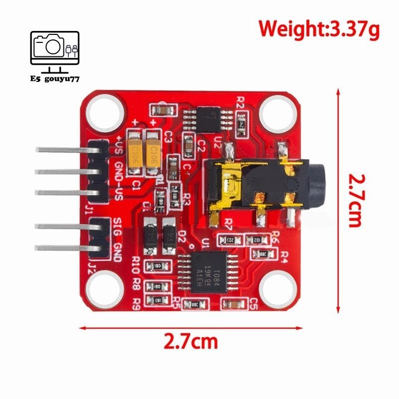 [Gouyu77] Mô-đun cảm biến điện cơ bắp Bộ sưu tập tín hiệu EMG cho Bộ phát triển điện tử Arduino, cho điện tử di động Dễ dàng cài đặt