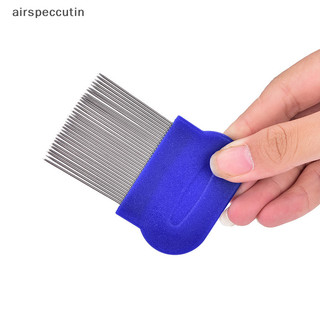 Airspecutin Mới Anoplura Flea Lược Cootie Thép Không Gỉ Chấy Lược Cho Trẻ Em Bọ chét Lược EN