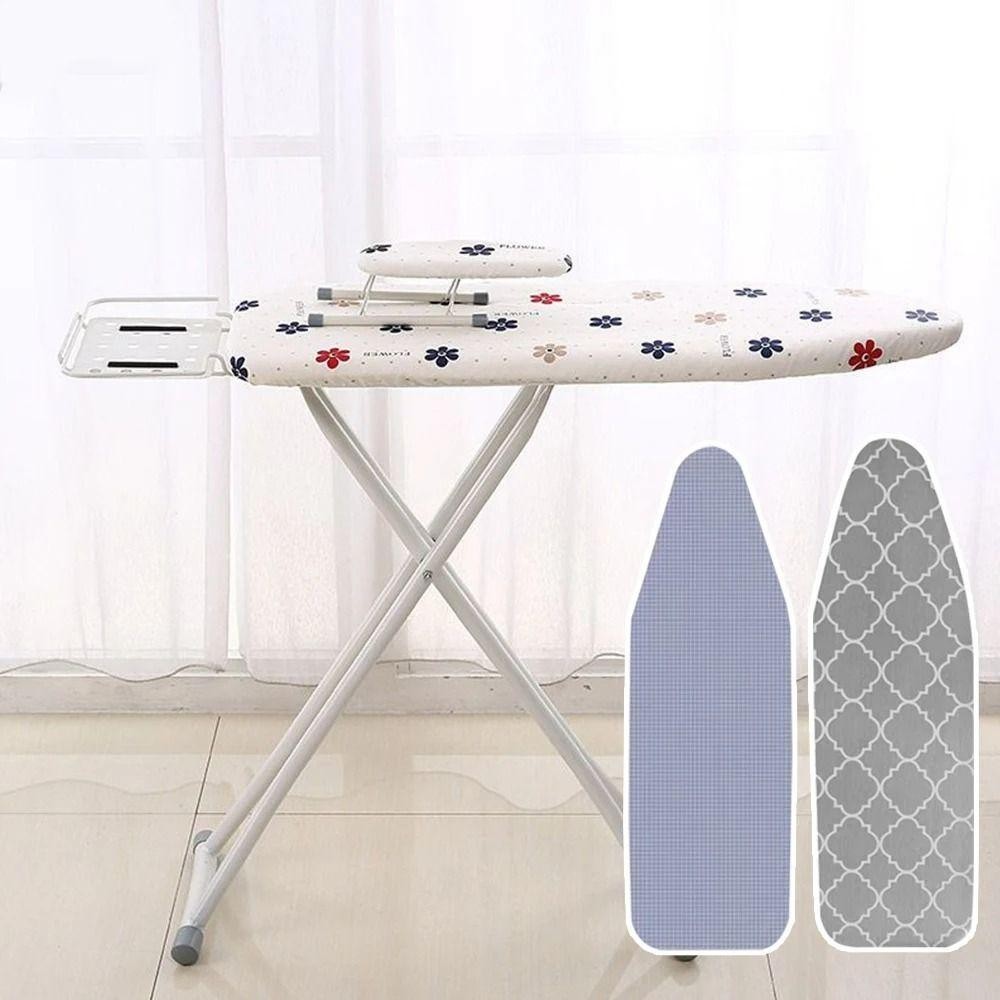 HAPPYNOOK Bàn ủi vải, Tấm bọc bảng ủi bền đa năng, Vật dụng giặt ủi chịu nhiệt nặng có đệm in