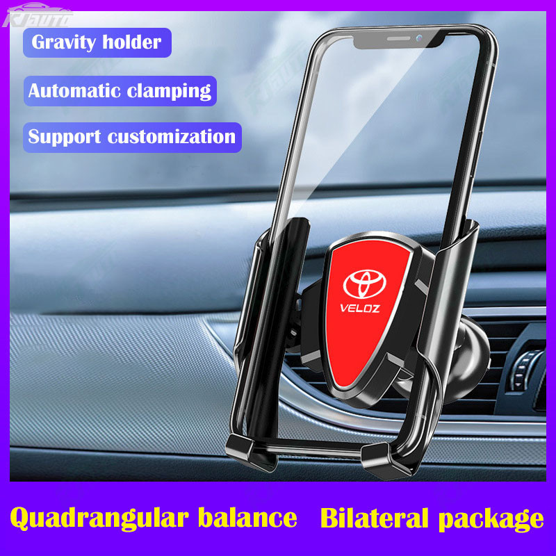 Toyota Veloz 360° Xoay Giá Đỡ Điện Thoại Ô Tô Cửa Thoát Khí Dụng Cụ Bảng Trọng Lực Giá Đỡ Điện Thoại Phụ Kiện Trang Trí Ô Tô