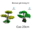Cây Bonsai Giả Trang Trí Bể Cá Cảnh Đủ Màu Sắc Cao 23cm (Mẫu Ngẫu Nhiên)