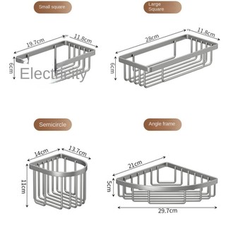 Kệ tắm MEGOCE, Phụ kiện phòng tắm Không cần khoan Giá vệ sinh, Kệ phòng tắm không đục lỗ bằng hợp kim nhôm Nhà