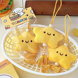 Hwetr Hoạt Hình Sang Trọng Ngôi Sao Mặt Dây Chuyền Quà Tặng Trang Trí Màu Vàng Sang Trọng Túi Phụ Kiện Túi Pendnat Chìa Khóa Xe Phụ Kiện Mới