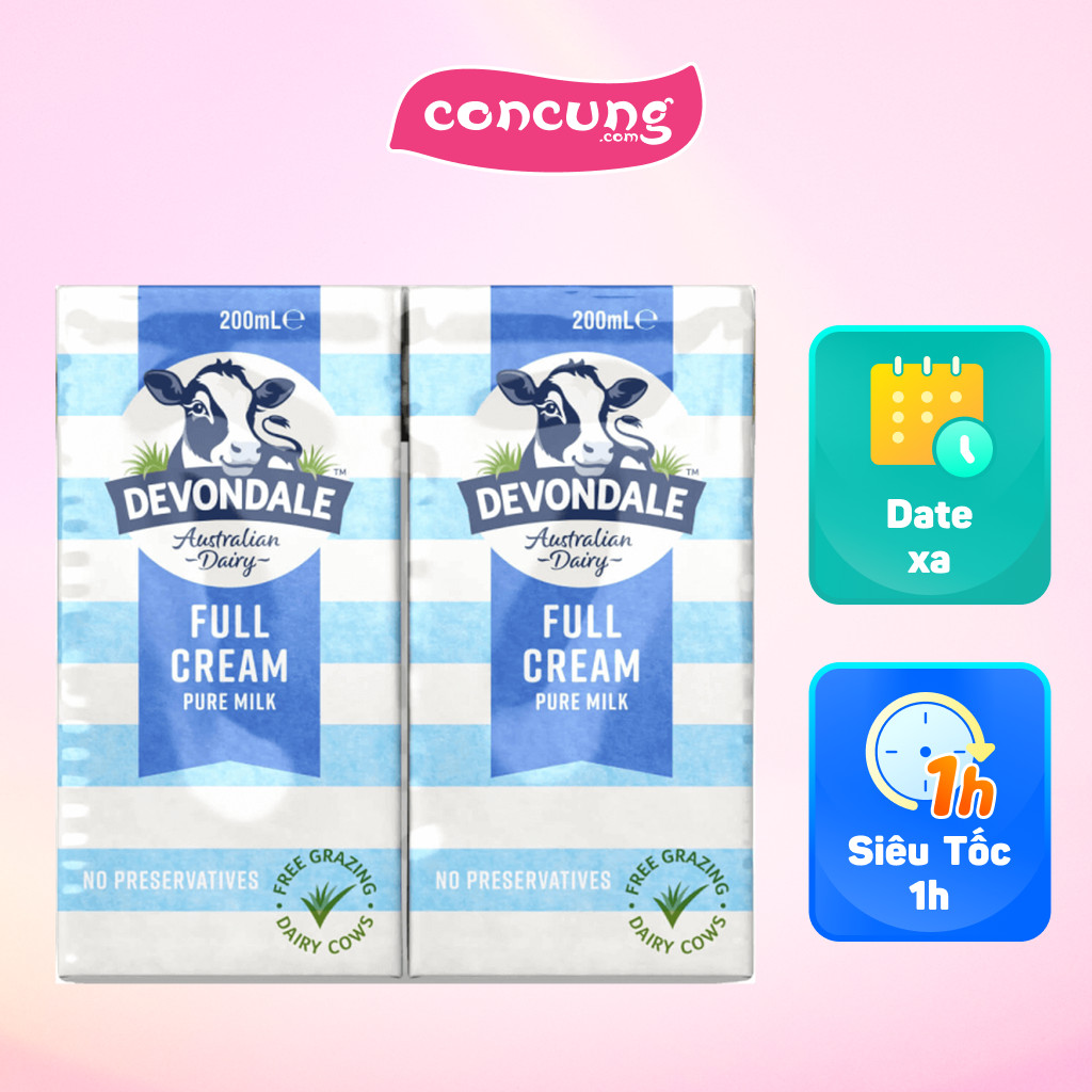 Sữa tươi nguyên chất tiệt trùng DEVONDALE MILK (DEVONDALE FULL CREAM ...