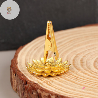 TWE 1 Hương Dính Giá Đỡ Hoa Sen Hương Kẹp Lư Hương Nón Censer Nhà Trà Sandal Cuộn Đế Trang Trí Nhà VN