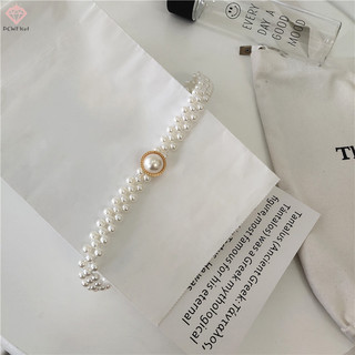[Pcwkkef] Dây thắt lưng ngọc trai cỡ lớn dành cho nữ