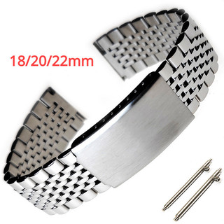 Phát hành nhanh Dây đeo đồng hồ bằng thép không gỉ 18mm 20mm 22mm Dây đeo đồng hồ thông minh Dây đeo đồng hồ thông minh Thay thế đa năng cho Seiko Diver Lặn Nam Nữ Vòng tay