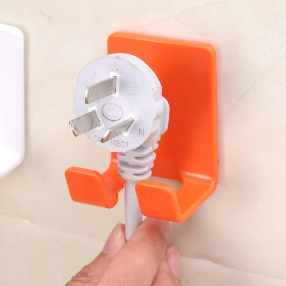 Móc ổ cắm YICA, Móc cắm điện treo tường gia đình & sinh hoạt, Giá đỡ ổ cắm liền mạch gia đình ABS bền bỉ