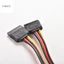 E-woitd 15 Pin SATA Nam sang SATA Nữ 1: 2 Y Splitter Cáp nguồn HNVN