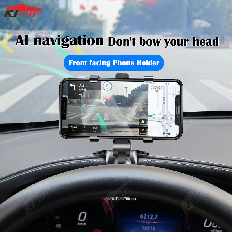 [Xoay nhiều góc & bền bỉ] Giá đỡ định vị phía trước Toyota Veloz | Silicone chống trượt | Giá đỡ điện thoại ô tô