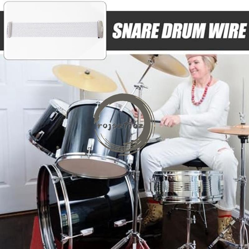 【 ROJpz7IBZ 】 Dây Snare Dây trống Snare Dây dây Dây đai Phụ kiện trống Snare 20 dây thép cho bộ phận thay thế trống Snare