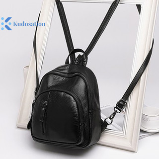 Kudosation Chống Trộm Da Mềm Ba Lô Nữ Vintage Đeo Vai Nữ Du Lịch Ba Lô Đi Học Bé Gái