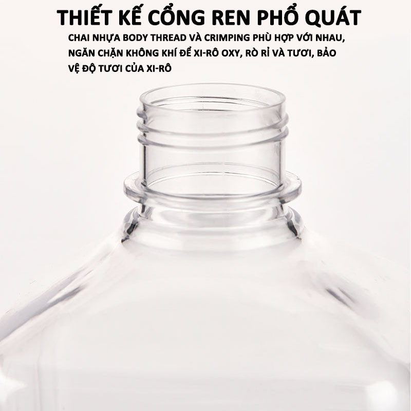 Bình đựng siro bằng nhựa thủy tinh1600ML,có vòi pump định lượng,Bình bơm đường，Nhựa cao cấp