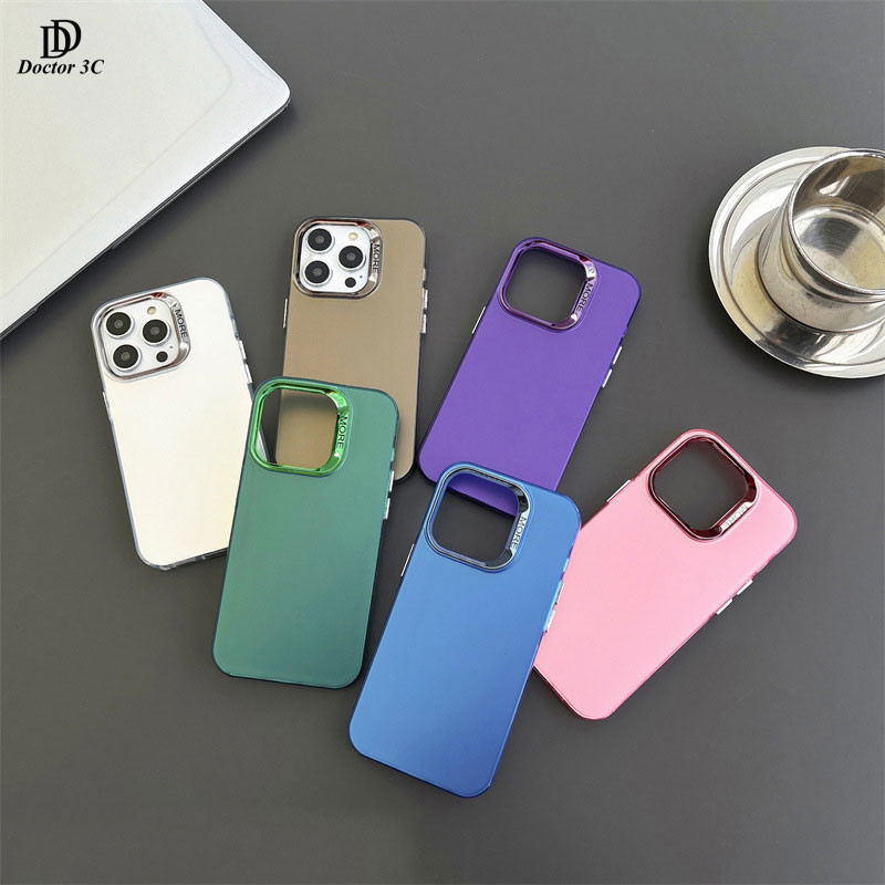 ốp lưng điện thoại IMD nhám chống sốc Cho iPhone ip 17 Air 16 15 14 Pro Max Plus ip14 ip15 4G 5G 2024 2025
