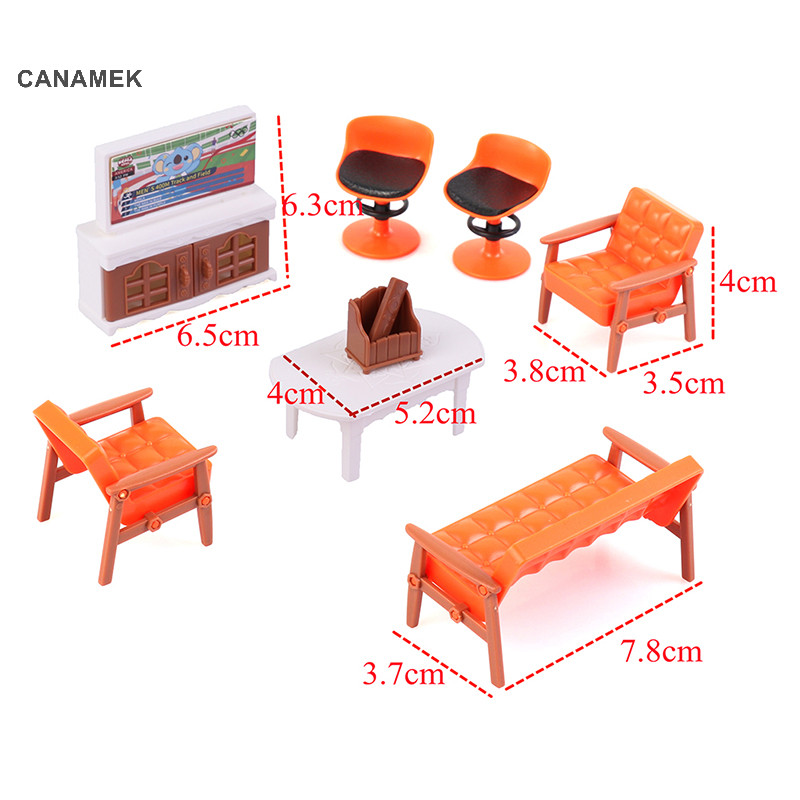Calamek 1: 12 Nhà Búp Bê Thu Nhỏ Đồ Nội Thất Búp Bê Đồ Gia Đình Bé Gái DIY Chơi CSF Đồ Chơi