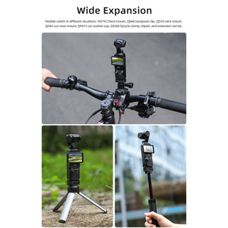 Dành Cho DJI OSMO POCKET 4 / 3 Bộ Chuyển Đổi Phát Hành Nhanh Có Thể Gập Lại Nhanh Đĩa Bỏ Túi 3 Phụ Kiện Mở Rộng