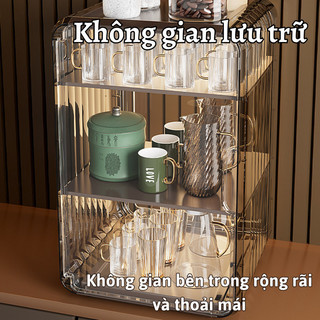 Tủ Đựng Ly Ấm Trà Myd.23 Nhựa Dày, Độ Bền Cao, Trang Trí Nhà Sang Xịn