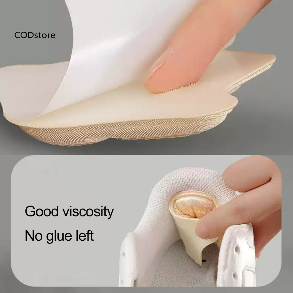 Kdc 1 Cặp Miếng Dán Gót Chân Có Thể Tự Dính Chống Gót Thả Không Dính Dư Lượng Thu Nhỏ Kích Thước Giày Gót Chống Mài Đệm Miếng Lót Mặc Hàng Ngày