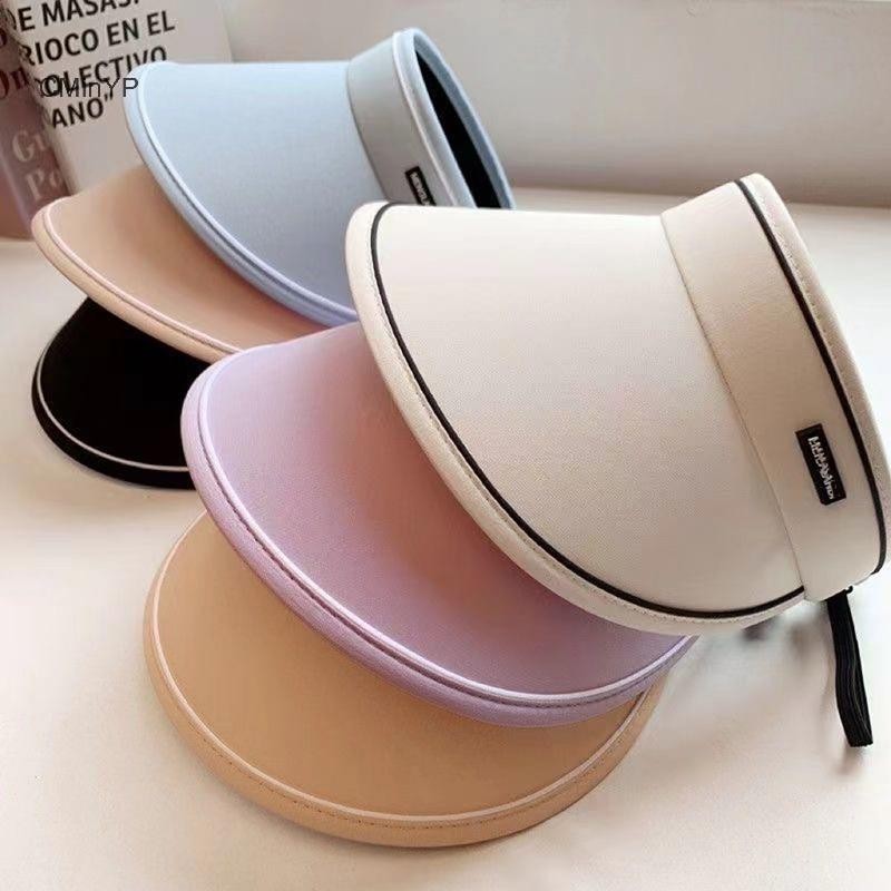 Mũ che nắng CMinYP Roll Up Vành rộng Mũ chống tia cực tím mùa hè - Bonnet du lịch đi biển 60-100 nhân vật Glory