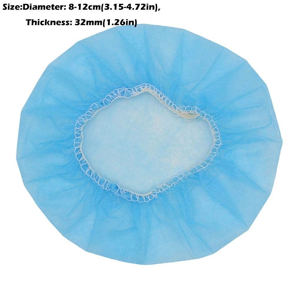 HOBBYIN 100 Cái / túi Vỏ tai nghe, Vỏ micro chống mồ hôi chống bụi bẩn, Nắp bảo vệ micro dùng một lần không dệt có độ đàn hồi cao