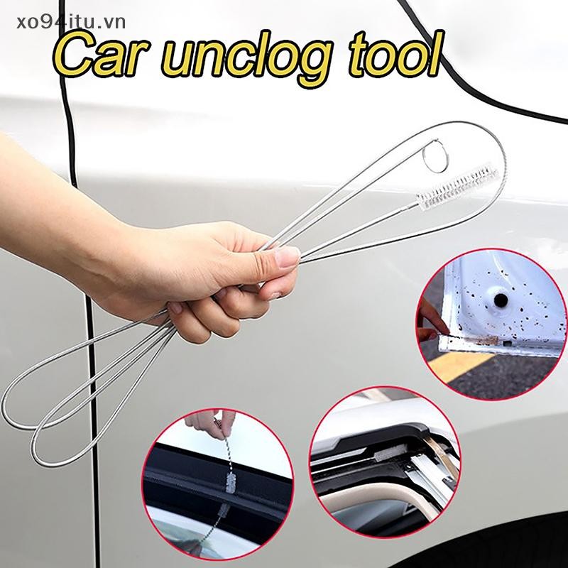 XOITU Kiểu Dáng Ô Tô Cửa Kính Chắn Gió Bàn Chải Làm Sạch Lỗ Thoát Nước Là Tự Động Cửa Sổ Thoát Nước Ống Sạch Bàn Chải Dụng Cụ Vệ Sinh VN