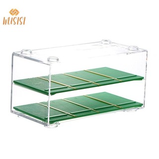 [WUSISI] Ô tô Diecast Lưu trữ Hộp chống bụi Acrylic 1: 64 cho hộp trưng bày trong suốt Giá đỡ tủ mô hình ô tô MỚI