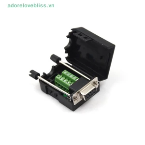 Thêm DB9 Nữ D-Sub 9 Pin Cắm Đột Phá Thiết Bị Đầu Cuối Không Hàn Loại Đai Ốc Kết Nối BSS