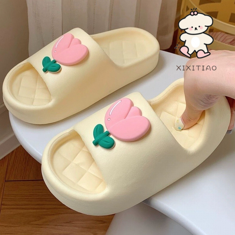 Dép Xixitiao Chống Trơn Trượt Nữ Mùa Hè Sử Dụng Tại Nhà Mặc Ngoài Trời Dễ Thương