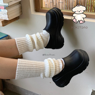 Xixitiao Giày Bốt Cotton Nữ, Màu Trơn Đơn Giản, Chống Thấm Nước, Thích Hợp Đi Ngoài Trời