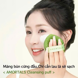 [AM. ORTALS]Bông Mút Rửa Mặt Bọt Biển AM OR TALS Hình Giọt Nước Làm Sạch Da Mặt